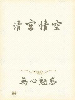 清宫情空封面