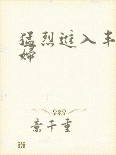 猛烈进入丰满少妇