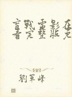 盲战电影在线观看完整版免费