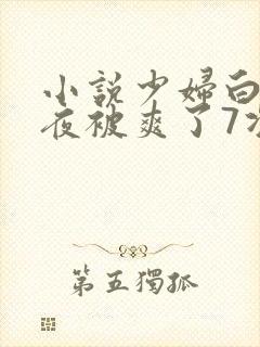 小说少妇白洁一夜被爽了7次高潮