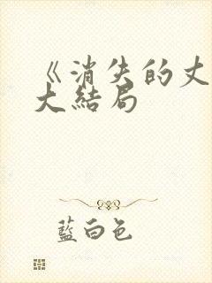 《消失的丈夫》大结局封面