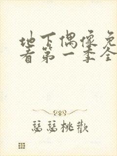 地下偶像免费观看第一季全集