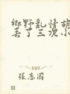 乡野乱情胡秀英丢了三次小说