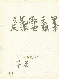 《凤傲天里黄毛反派也想幸福》小说