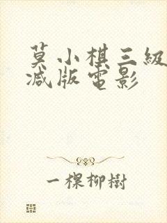 莫小棋三级未删减版电影