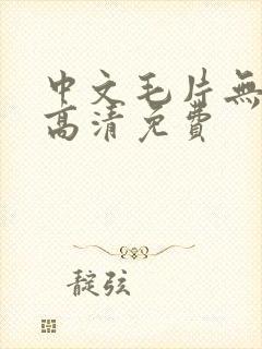中文毛片无遮挡高清免费
