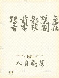 跟前影院免费观看电视剧在线观看封面