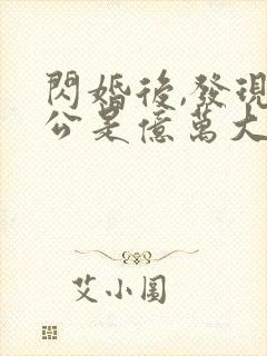 闪婚后,发现老公是亿万大佬免费完整版