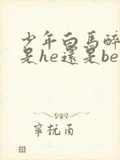 少年白马醉春风是he还是be