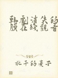 韩剧消失的眼角膜在线观看