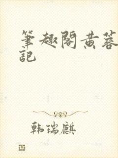 笔趣阁黄蓉落难记封面