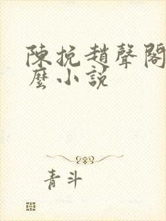 陈挽赵声阁是什么小说