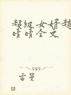 超级女婿赵旭李晴晴全文