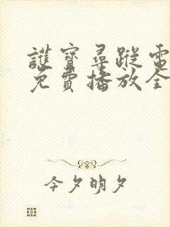 护宝寻踪电视剧免费播放全集完整版高清封面