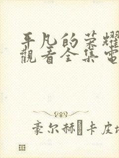 平凡的荣耀免费观看全集电视剧高清