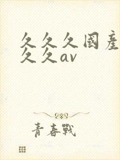 久久久国产精品久久av