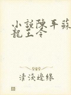 小说陈平苏雨琪龙王令封面