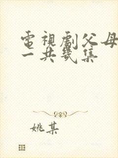 电视剧父母爱情一共几集