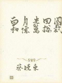 白月光回国后我和亿万总裁闪婚了短剧