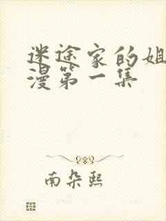 迷途家的姐姐动漫第一集封面