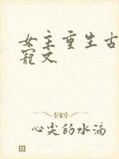 女主重生古言甜宠文