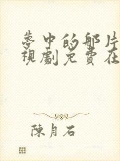 梦中的那片海电视剧免费在线观看