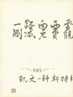 一路向西香港无删减免费观看封面