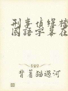 刑事侦缉档案3国语字幕在线播放