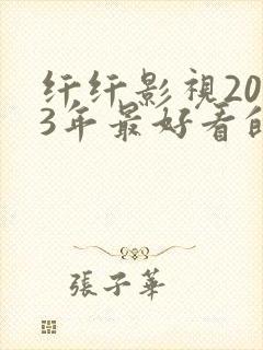 纤纤影视2023年最好看的电视剧