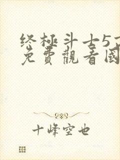 终极斗士5高清免费观看国语版电视剧