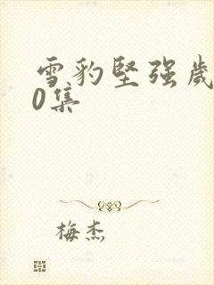 雪豹坚强岁月30集