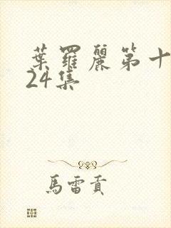 叶罗丽第十一季24集