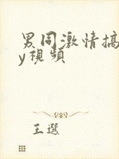 男同激情搞gay视频