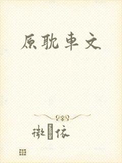 原耽车文