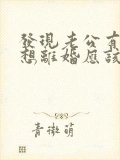 发现老公有外遇想离婚应该怎么处理封面