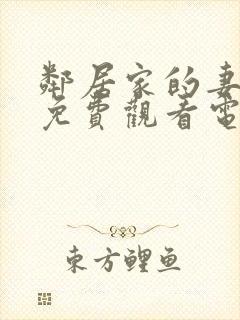 邻居家的妻子2免费观看电视剧