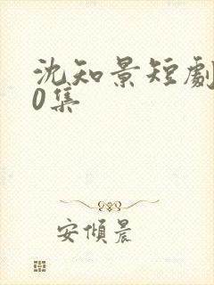 沈知景短剧100集封面