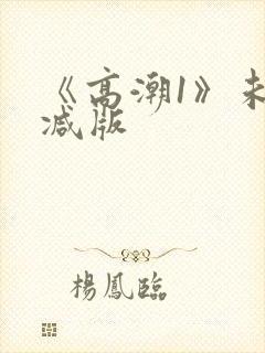 《高潮1》未删减版