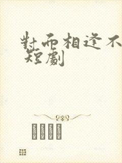 对面相逢不相识 短剧