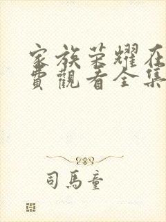 家族荣耀在线免费观看全集