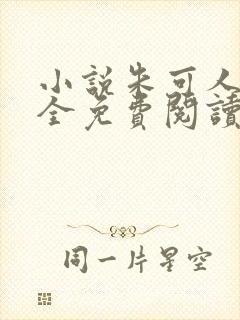 小说朱可人陈南全免费阅读封面