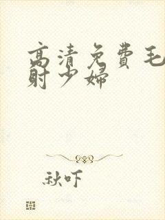 高清免费毛片内射少妇