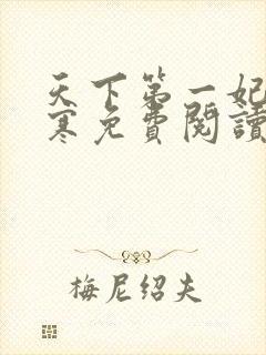 天下第一妃萧千寒免费阅读