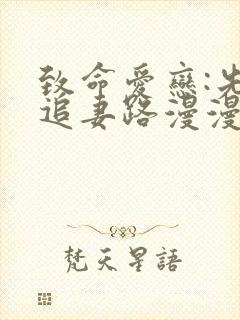 致命爱恋:先生追妻路漫漫短剧