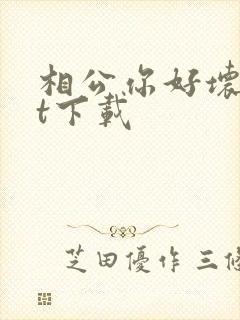 相公你好坏txt下载
