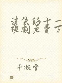 消失的十一层电视剧免费下载观看