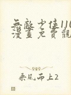 无敌少侠110漫画免费观看