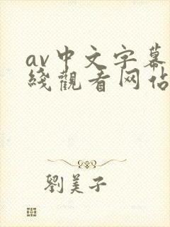 av中文字幕在线观看网站入口