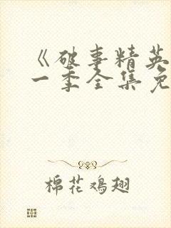 《破事精英》第一季全集免费观看封面