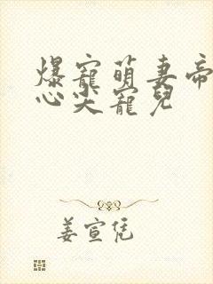 爆宠萌妻帝少的心尖宠儿